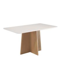 Mesa de Jantar 120cm com Tampo de Vidro Isa Sonetto Mesa de Jantar 120cm com Tampo de Vidro Isa Sonetto