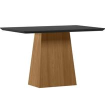 Mesa de Jantar 120cm X 80cm Tampo MDF/Vidro Moderno