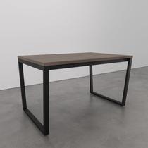 Mesa de Jantar 135x90cm Estilo Industrial Concept CabeCasa MadeiraOriginals Marrom Mesa de Jantar 135x90cm Estilo Industrial Concept CabeCasa MadeiraOriginals Marrom