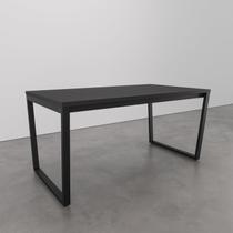 Mesa de Jantar 160x90cm Estilo Industrial Concept CabeCasa MadeiraOriginals Preto