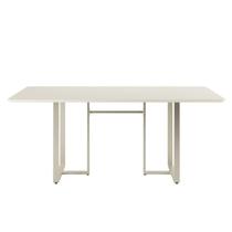 Mesa de Jantar 180cm e Tampo de Vidro Arcádia