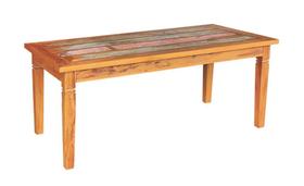 Mesa de Jantar 2 M Madeira de Demolição Pátina Mesa de Jantar 2 M Madeira de Demolição Pátina