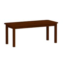 Mesa De Jantar 200cm Madeira Maciça Para 8 Lugares Castanho Shop JM