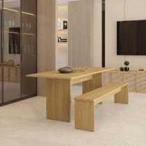 Mesa de Jantar 200x80x74cm 25mm C/01 Banco Essence Mesa de Jantar 200x80x74cm 25mm C/01 Banco Essence