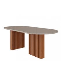 Mesa de Jantar 210cm Oval Ester Cimol Mesa de Jantar 210cm Oval Ester Cimol