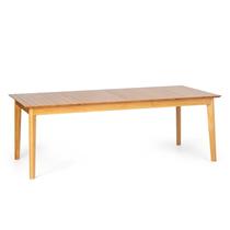 Mesa de Jantar 220x100cm Madeira Maciça Less Amêndoa Mesa de Jantar 220x100cm Madeira Maciça Less Amêndoa