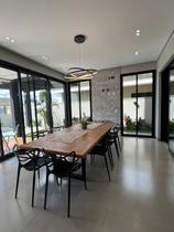 Mesa de Jantar 3,00m para 12 Lugares Madeira Maciça Premium Peroba Rosa Demolição Base Ferro Industrial Design Rústico Martinez