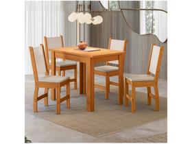 Mesa de Jantar 4 Cadeiras Retangular Bellagio Poliman Móveis Mesa de Jantar 4 Cadeiras Retangular Bellagio Poliman Móveis