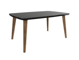 Mesa de Jantar 4 Lugares 1,20x0,90 Toulon Oblongo Preto - CasaH