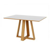 Mesa de Jantar 4 Lugares 135cm 100% MDF Dalla Costa Casa Lar