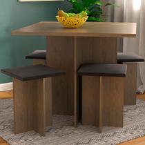 Mesa de Jantar 4 Lugares Avela - Hecol Móveis