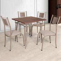 Mesa de Jantar 4 Lugares Jolie Nude - Wj Design