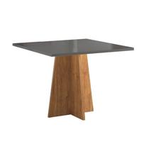 Mesa de Jantar 4 Lugares Quadrada Tampo de Mdp sem Vidro Bariloche Mesa de Jantar 4 Lugares Quadrada Tampo de Mdp sem Vidro Bariloche