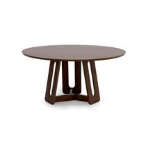 Mesa de Jantar 4 Lugares Redonda Madeira Maciça Cecília