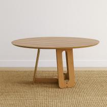 Mesa de Jantar 4 Lugares Redonda Madeira Maciça Cecília Mesa de Jantar 4 Lugares Redonda Madeira Maciça Cecília