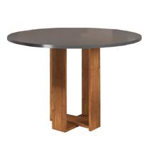 Mesa de Jantar 4 Lugares Redonda Tampo de Mdf Jady