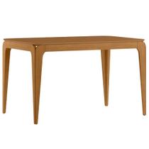 Mesa de Jantar 4 Lugares Retangular 120cm Tampo MDF Claris N01 Ypê - Lyam Decor Mesa de Jantar 4 Lugares Retangular 120cm Tampo MDF Claris N01 Ypê - Lyam Decor