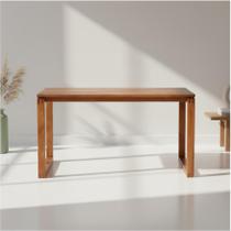 Mesa De Jantar 4 Lugares retangular Madeira Maciça Craft