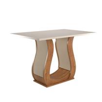 Mesa de Jantar 4 Lugares Retangular Tampo de Mdp Nubia Mesa de Jantar 4 Lugares Retangular Tampo de Mdp Nubia