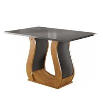 Mesa de Jantar 4 Lugares Retangular Tampo de Mdp Nubia Mesa de Jantar 4 Lugares Retangular Tampo de Mdp Nubia