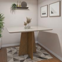 Mesa de Jantar 4 Lugares Retangular Tampo Vidro/MDF Jade Mesa de Jantar 4 Lugares Retangular Tampo Vidro/MDF Jade