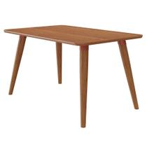 Mesa de Jantar 4 Lugares Tampo MDF 130x80 cm 21132 MOLCI Mesa de Jantar 4 Lugares Tampo MDF 130x80 cm 21132 MOLCI