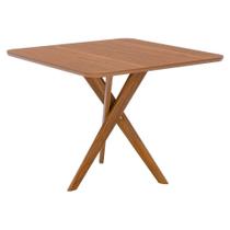 Mesa de Jantar 4 Lugares Tampo MDF 95X95 cm 21666 ORNAR Mesa de Jantar 4 Lugares Tampo MDF 95X95 cm 21666 ORNAR