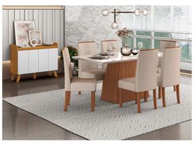 Mesa de Jantar 6 Cadeiras Retangular Móveis Mesa de Jantar 6 Cadeiras Retangular Móveis