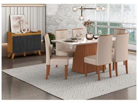 Mesa de Jantar 6 Cadeiras Retangular Móveis Mesa de Jantar 6 Cadeiras Retangular Móveis