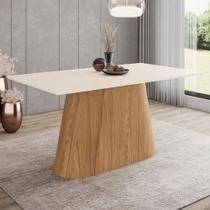 Mesa de Jantar 6 Lugares 160cm Valt Nature/Off H02 - Mpozenato Mesa de Jantar 6 Lugares 160cm Valt Nature/Off H02 - Mpozenato