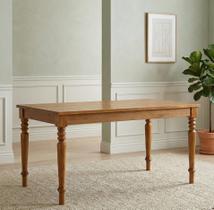 Mesa de Jantar 6 Lugares Madeira Maciça 160cm Amarílis