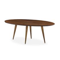 Mesa de Jantar 6 Lugares Moderna Herval Bali, Amêndoa, 190x110 cm