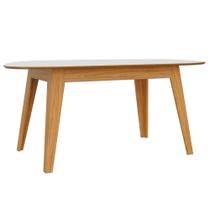 Mesa de Jantar 6 Lugares Orgânica 180cm Ohana D03 Off White Freijó - Lyam Decor Mesa de Jantar 6 Lugares Orgânica 180cm Ohana D03 Off White Freijó - Lyam Decor