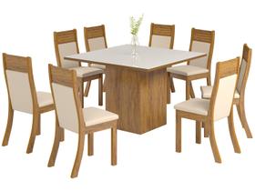 Mesa de Jantar 8 Cadeiras Quadrada