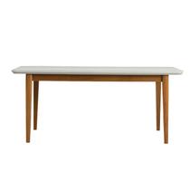 Mesa de Jantar 8 Lugares 210cm com Tampo MDF e Vidro Tangará CabeCasa MadeiraOriginals