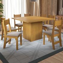 Mesa de Jantar 8 Lugares Carpa Mel/Clay - Pnr Móveis Mesa de Jantar 8 Lugares Carpa Mel/Clay - Pnr Móveis