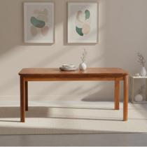 Mesa de Jantar 8 Lugares Extensível 180 a 220cm Madeira Maciça Zuzu