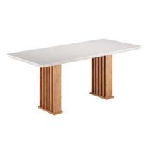 Mesa de Jantar 8 Lugares Viero Munique 200x90cm Mesa de Jantar 8 Lugares Viero Munique 200x90cm