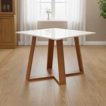 Mesa de Jantar 90cm x 90cm Quadrada para Sala de Jantar Dalla Costa 100% MDF