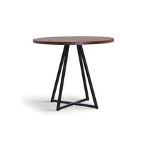 Mesa de Jantar 90x90cm Tampo Madeira Maciça Seattle