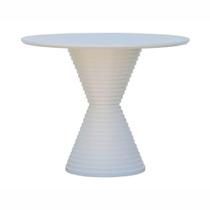 Mesa De Jantar Apollo Tampo Redondo 120 Branco