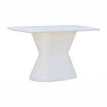 Mesa De Jantar Apollo Tampo Retangular 136x80cm Branco