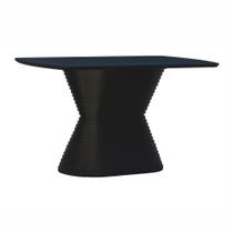 Mesa De Jantar Apollo Tampo Retangular 136x80cm Preto Mesa De Jantar Apollo Tampo Retangular 136x80cm Preto