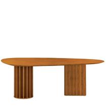 Mesa de Jantar Belle 180x100 Orgânica Cinamomo - Leifer Mesa de Jantar Belle 180x100 Orgânica Cinamomo - Leifer