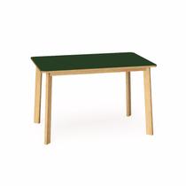 Mesa de Jantar Berlim Retangular 120cm Verde Amazônia/Mel