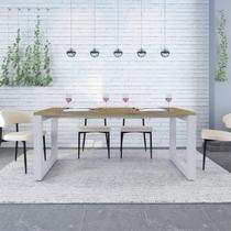 Mesa de Jantar Bronx 180cm Est.Branca Mesa de Jantar Bronx 180cm Est.Branca