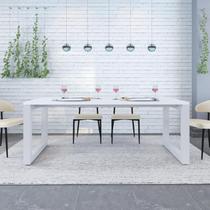 Mesa de Jantar Bronx 200cm Est.Branca Mesa de Jantar Bronx 200cm Est.Branca