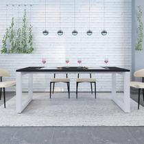 Mesa de Jantar Bronx 200cm Est.Branca Mesa de Jantar Bronx 200cm Est.Branca