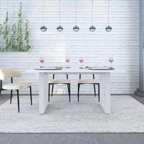 Mesa de Jantar Bronx R 160cm Est.Branca Mesa de Jantar Bronx R 160cm Est.Branca