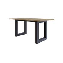 Mesa De Jantar Bronx R 160x90x77cm Brmj9160r Vermont Oak - Mesa De Jantar Bronx R 160x90x77cm Brmj9160r Vermont Oak -